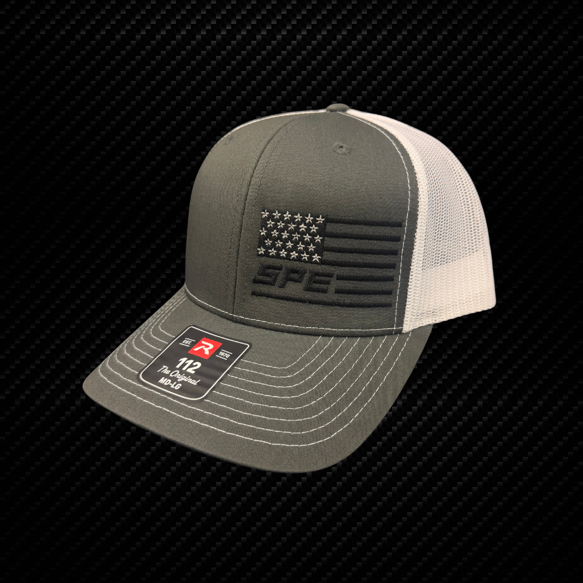 SPE Flag Hat - Grey/White/Black