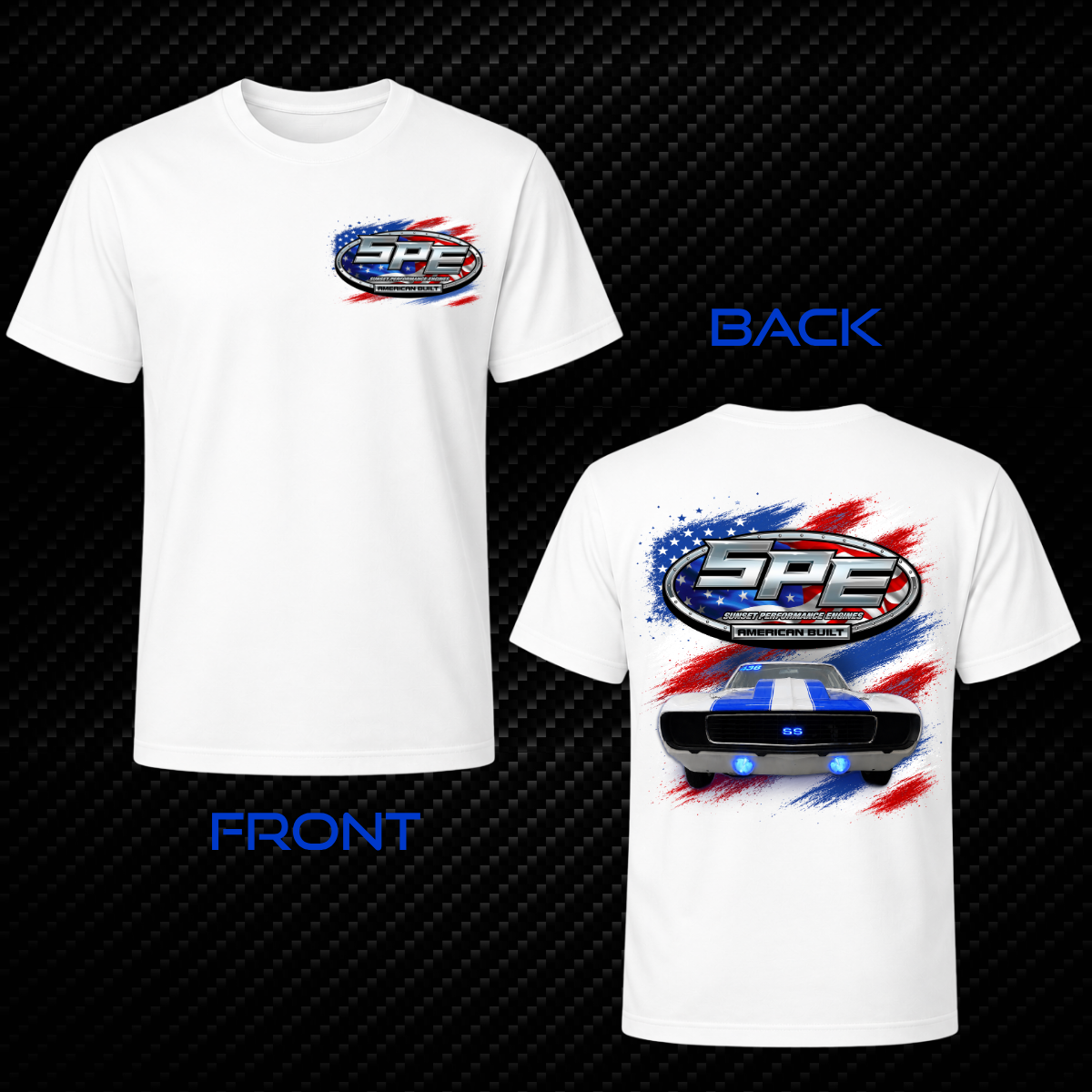 SPE American Muscle White T-Shirt