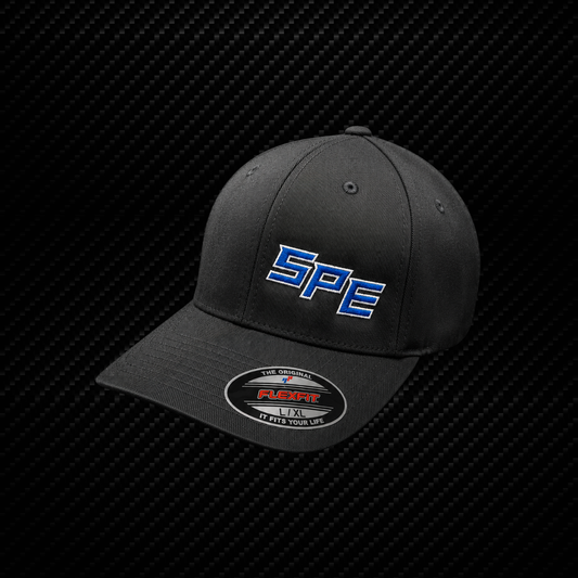 SPE FLEXFIT® Performance Hat Black/Royal Blue