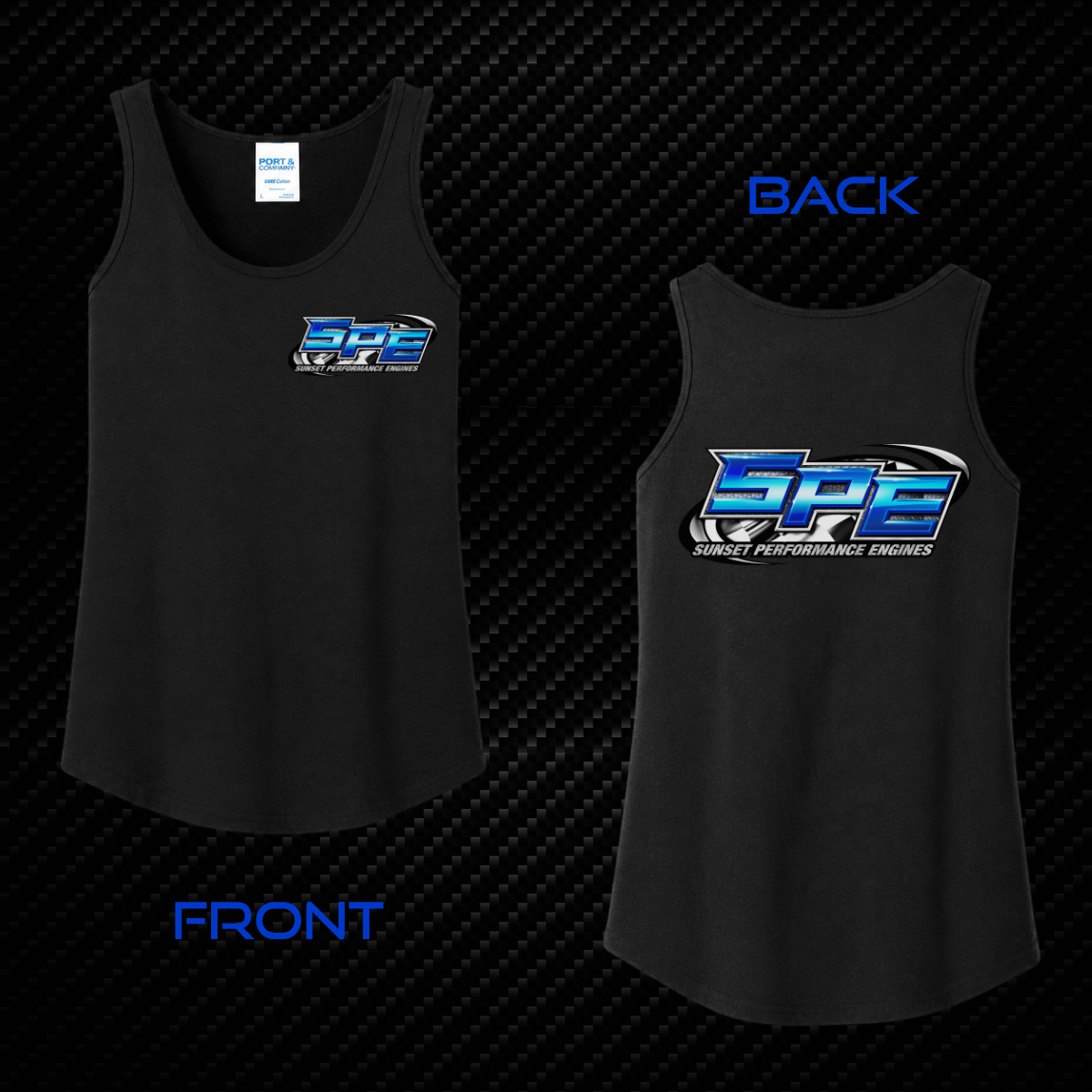 SPE Classic Logo Black Tank Top