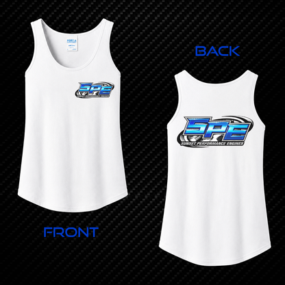 SPE Classic Logo White Tank Top