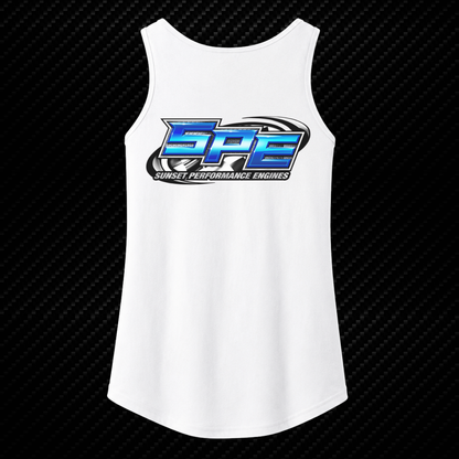 SPE Classic Logo White Tank Top