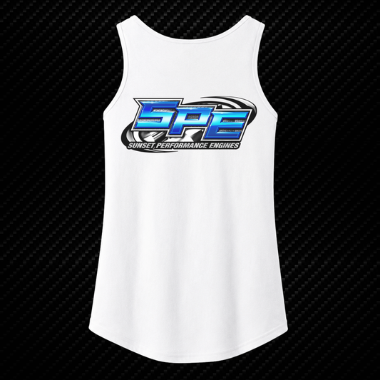 SPE Classic Logo White Tank Top