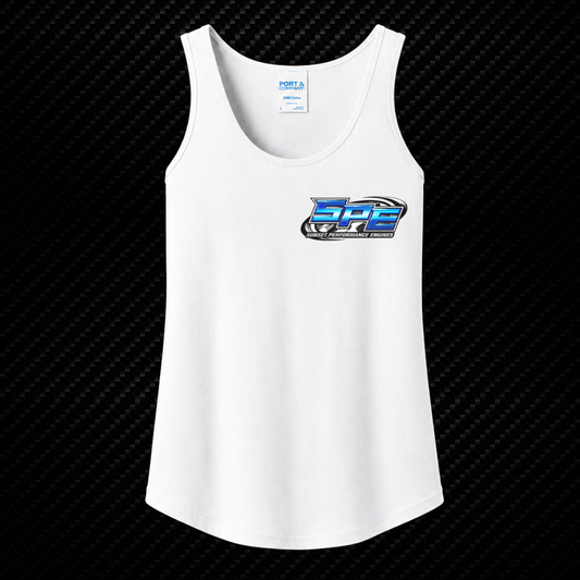 SPE Classic Logo White Tank Top