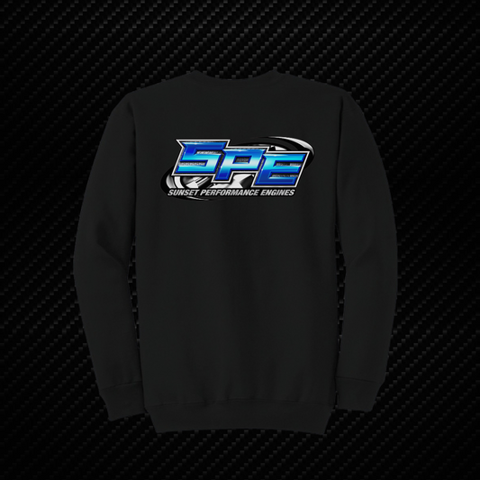 SPE Classic Logo Crewneck Sweatshirt – Jet Black