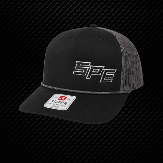 SPE Richardson Rope Hat- Black/ Grey